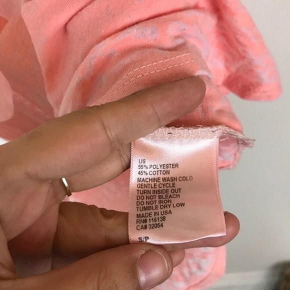 Soulcycle East Pink V Neck Burnout Graphic Tank - Picture 3 of 8